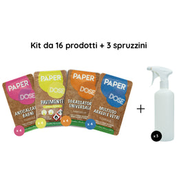 KIT COMPLETO PAPER DOSE + 3 SPRUZZINI